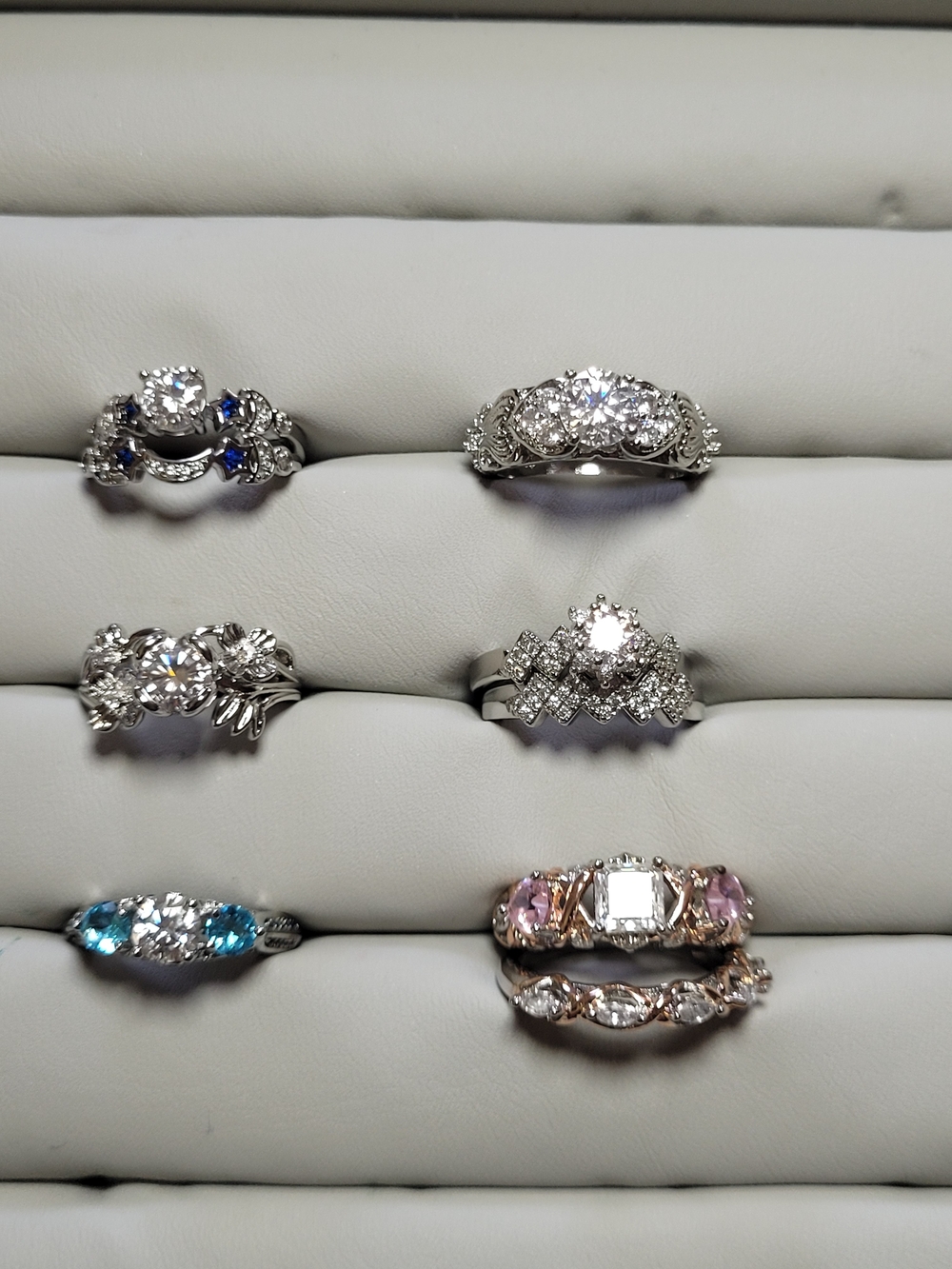 Moissanite Rings All Size 8 New, Never Worn